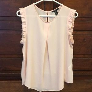 Pink Ruffle Top